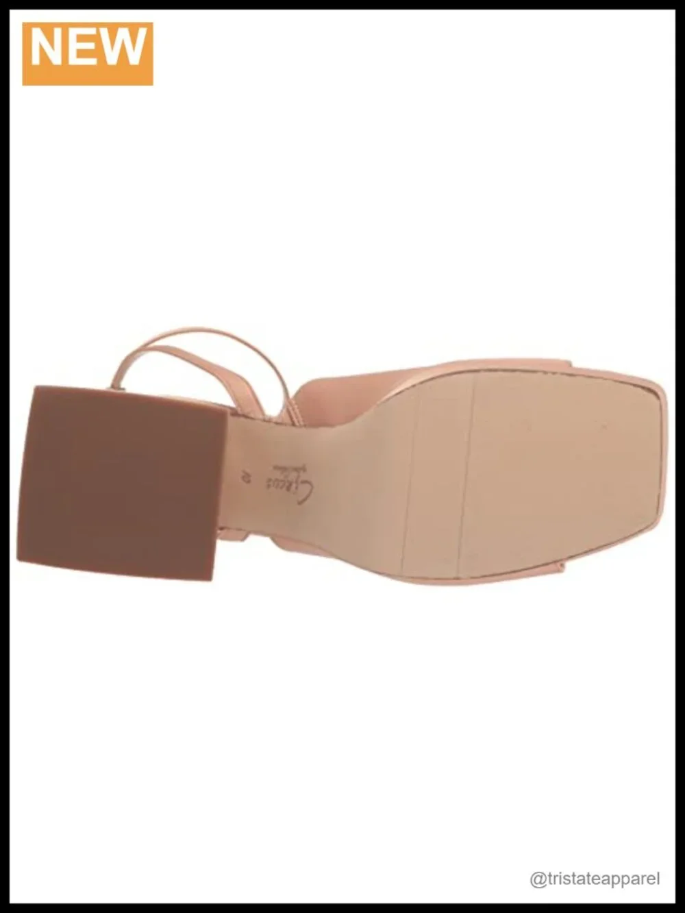 Circus NY Miranda Platform Sandal Synthetic Square Toe Ankle Strap